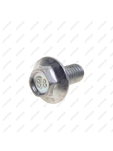 Болт М6х1.0х12 ВАЗ с зубчатым буртиком (кл.проч. 8.8) NO NAME 00001-0038360-218