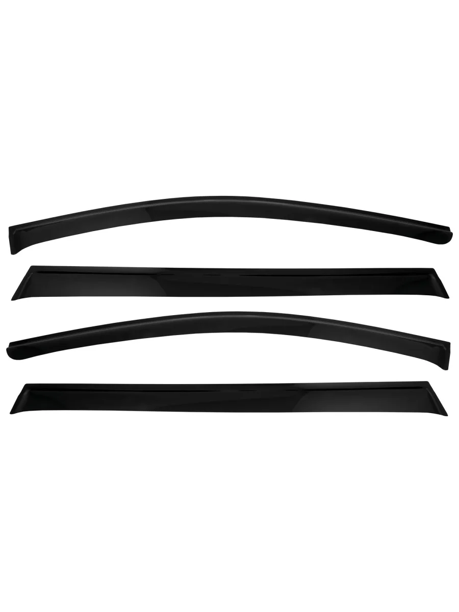 Дефлекторы окон REIN  GAC GS8 (2023-2025) (черные)  в Самаре Самарской области