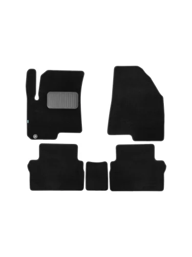 Коврики ворсовые текстильные Klever Premium (черные) Jetour X50 (2024-2025)