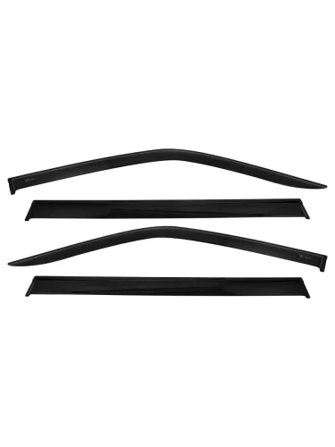 Дефлекторы окон Vinguru для ам Haval Dargo 2022-н.в. внедорожникнакладныек-т 4штлитьевой поликарбонат  Хавал Дарго Vinguru afv90775