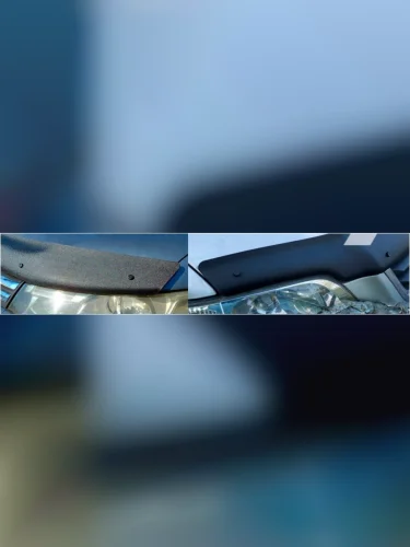 Дефлектор капота CA Plastic (Серия Strong черная) Tank 300 (2020-2025)