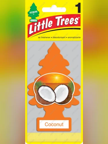 Ароматизатор подвесной пластина (кокос) Елочка CAR FRESHNER CAR FRESHNER u1p-10317-russ