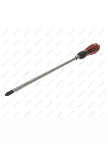 Отвертка крестовая PH 3.0х250мм усиленная со сквозным стержнем (сталь Cr-Mo) JTC JTC TOOLS CO., LTD jtc-7624