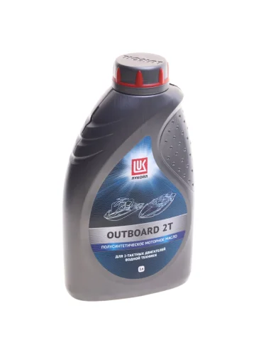 Масло моторное для 2-х тактных двигателей лодок OUTBOARD-2T псинт.1л ЛУКОЙЛ LUKOIL 1670488