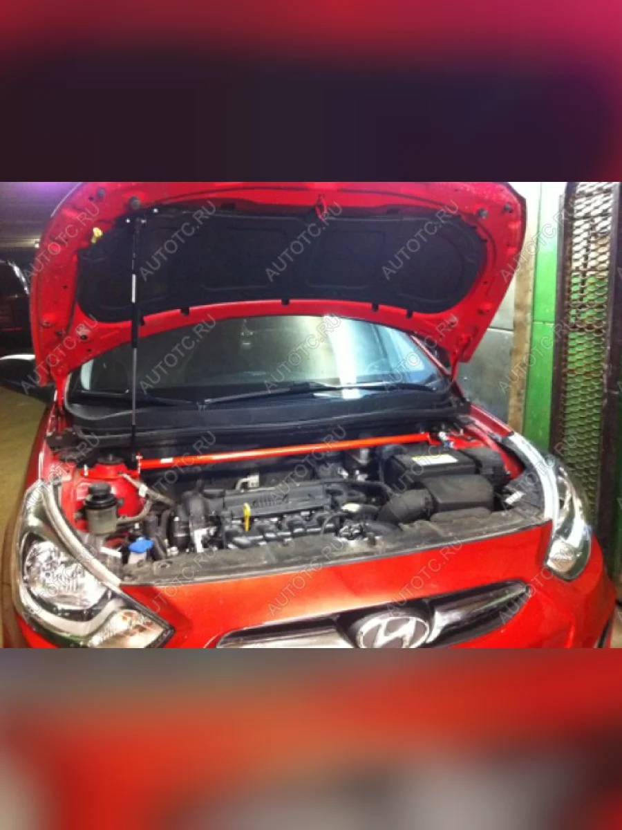 Растяжка передних стоек Kia Rio III (2011-), Hyndai Solaris (2010-) ТехноМастер ТехноМастер 688245160  В Кинешме Ивановской области