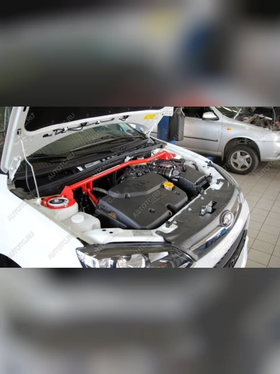 Растяжка передних стоек 1118-2190 Гранта, Калина2, Datsun (16кл. с опорой 300-й) Автопродукт Autoproduct 688247301  в Самаре Самарской области