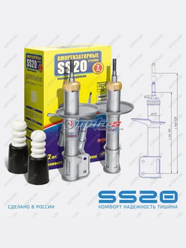 Стойки передние Renault Logan, Sandero SS20 (стандарт) SS20 688248160