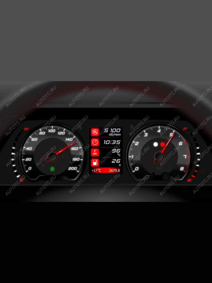 Электронная комбинация Niva 4*4 GAMMA GF-826 (стрелочная) Ferrum 688246927  в Керчи Республика Крым