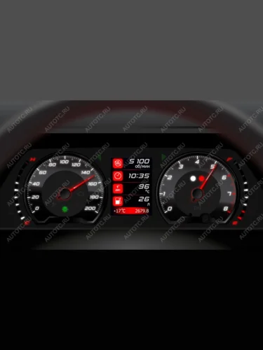 Электронная комбинация Chevrolet Niva GAMMA GF-826 (стрелочная) Ferrum 688246933