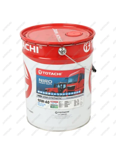 Масло дизельное NIRO HD CI-4SLE7 10W40 псинт.19л TOTACHI TOTACHI 1d120