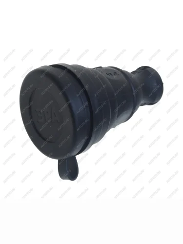 Розетка IP44 16А переносная с заземлением черная ЭРА ЭРА r8-b-ip44