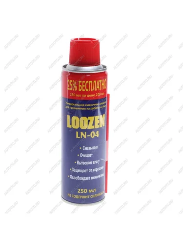 Смазка универсальная проникающая LN-04 250мл LOOZEN LOOZEN ln04250