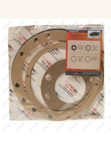 Ремкомплект УРАЛ моста переднегозаднегосреднего картонные прокладки (4 наим.) (АО АЗ УРАЛ) УРАЛ АЗ АО 04-08-211