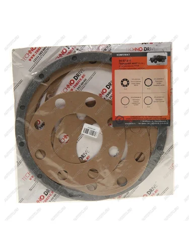 Ремкомплект УРАЛ моста переднегозаднегосреднего картонные прокладки (4 наим.) (АО АЗ УРАЛ) УРАЛ АЗ АО 04-09-211