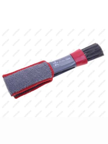 Щетка для чистки салона серо-красная AIRLINE AIRLINE abfn005