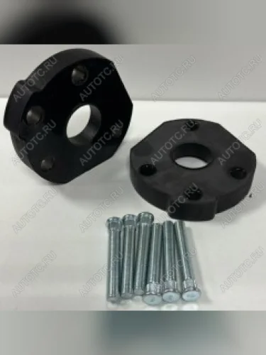 20мм Передние проставки для увеличения клиренса Ford Puma II Внедорожник 5 дв. 2019 , Ford Fiesta VII Хэтчбек 3 дв. 2017 , Ford Fiesta mk7 Хэтчбек 5 дв. 2017  Klirens Plus (комплект 2 шт и крепёж)  7-310-20