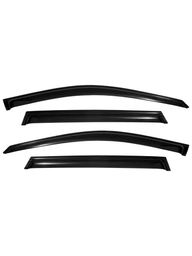 Дефлекторы боковых окон SIM (черные) Haval H6  B01 (2020-2024)