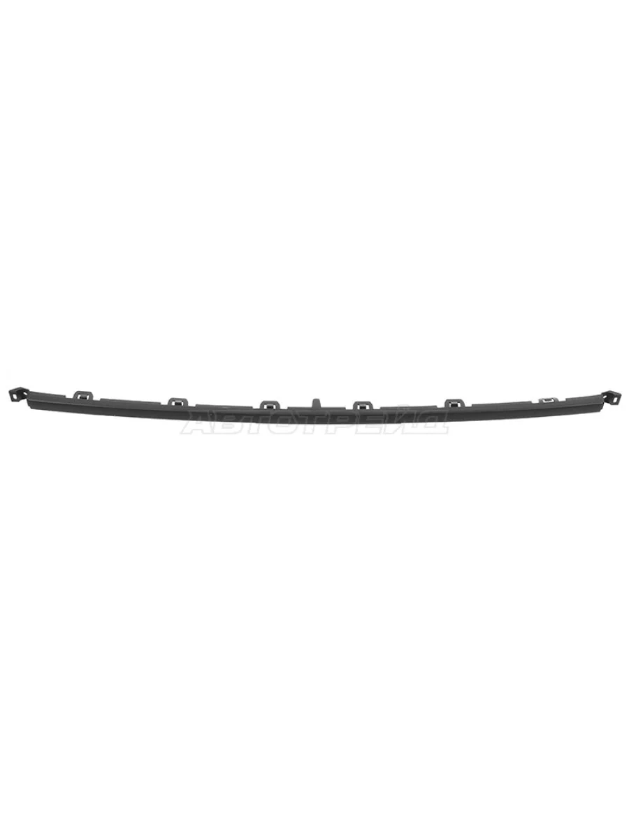 Задний молдинг бампера SAT Chery Tiggo 4 1-ый рестайлинг (2018-2023) (черный)  в Самаре Самарской области