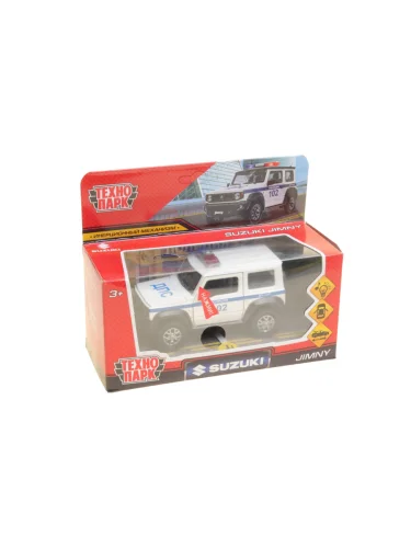 Модель автомобиля SUZUKI Jimny металлическая (свет звук) 1:43 ТЕХНОПАРК ТЕХНОПАРК jimny-12slpol-wh