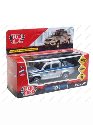 Модель автомобиля UAZ PICKUP металлическая 1:43 ТЕХНОПАРК ТЕХНОПАРК pickup-p