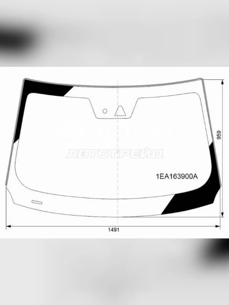 Стекло лобовое (антенна, камера, датчик дождя, молдинг) FUYAO  FAW Bestune T77 (2018-2022) (зеленое)  в Керчи Республика Крым