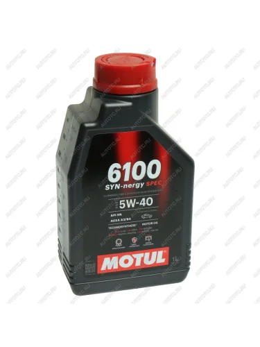 Масло моторное 6100 SYNERGIE 5W40 псинт.1л MOTUL MOTUL 112925