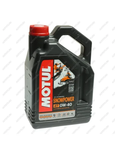 Масло моторное SNOWPOWER 4T 0W40 синт.4л MOTUL MOTUL 112365