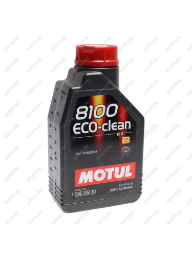 Масло моторное 8100 ECO-CLEAN C2 5W30 синт.1л MOTUL MOTUL 113548