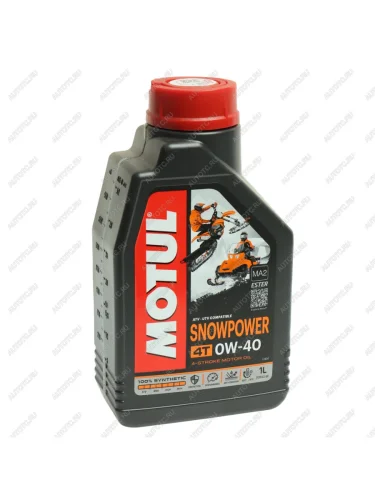 Масло моторное SNOWPOWER 4T 0W40 синт.1л MOTUL MOTUL 113244