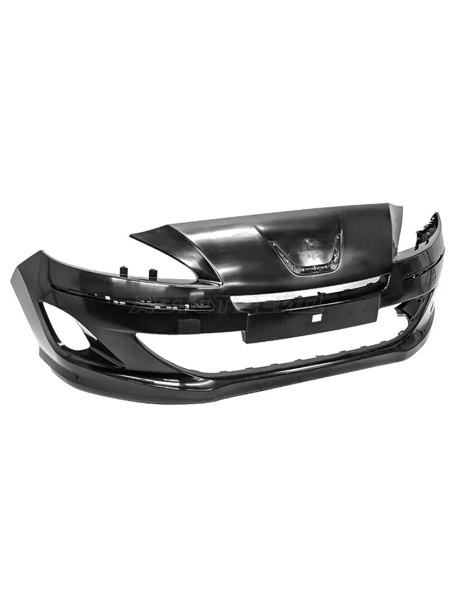 Бампер передний (с отверстием под крюк) SAT Peugeot 408  дорестайлинг (2010-2017) (неокрашенный)  в Самаре Самарской области