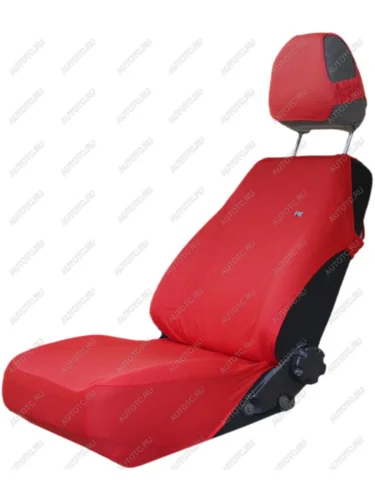 Авточехлы (майка) на передние сиденья красные (2 предм.) Magic Front H&R  21084