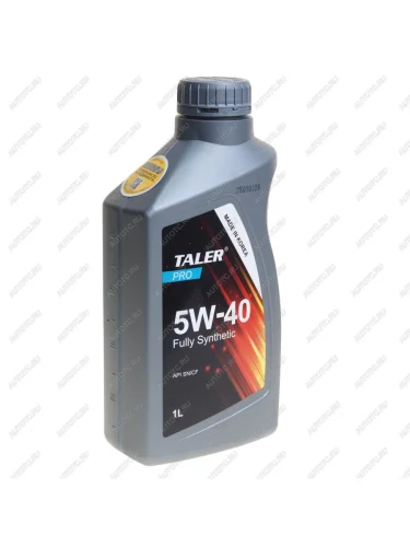 Масло моторное PRO SNCF 5W40 синт.1л TALER TALER 700121