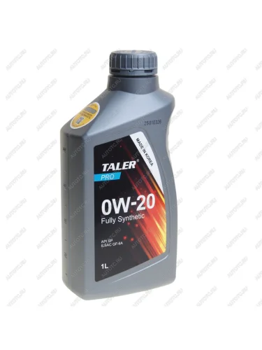 Масло моторное PRO SPCF-6 0W20 синт.1л TALER TALER 700122