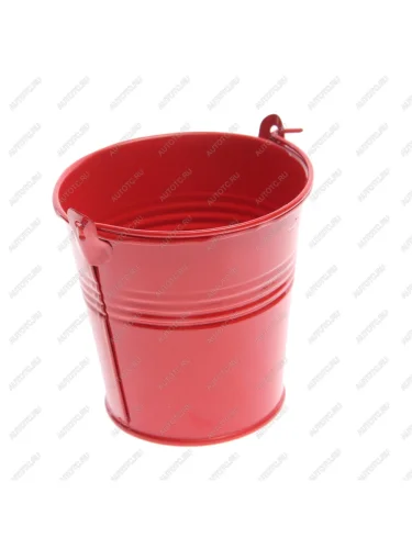 Сувенир Ведро красное 8x8см NO NAME v0004