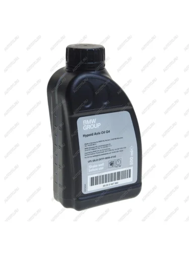 Масло трансмиссионное BMW MTF HYPOID Axle Oil G4 0.5л OE BMW 83222447362