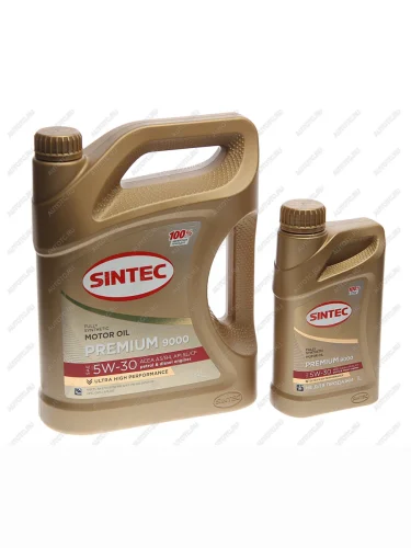 Масло моторное PREMIUM 9000 A3B4 5W30 синт.4+1л SINTEC SINTEC 600228