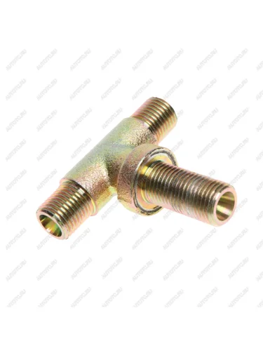 Штуцер соединительный Т-образный FAW J7,4180 маслопровода опракидывания кабины OE FAW 5002156-1063b