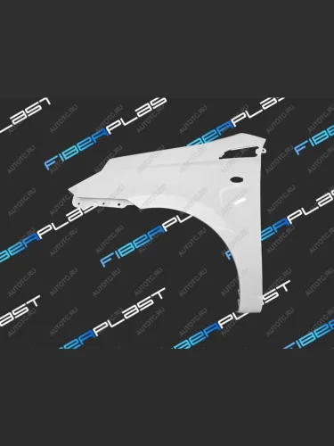 Переднее левое крыло (стеклопластик) Fiberplast Chevrolet Aveo  T250 (2006-2011), Pontiac Wave  T250 (2006-2009), Suzuki Swift  ZC11S,ZC21S, ZD11S (2008-2010), ЗАЗ Vida (2012-2018)