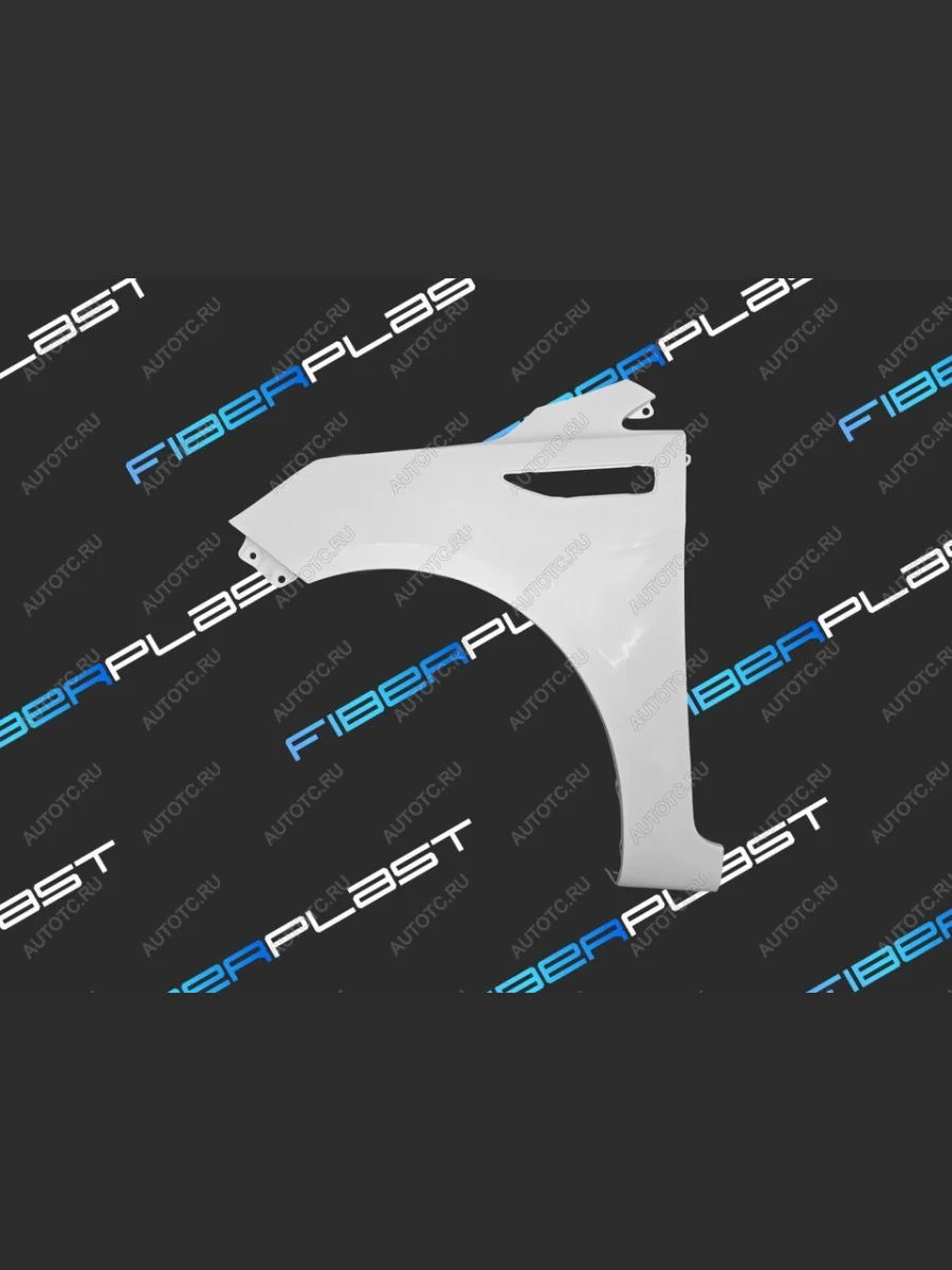 Переднее левое крыло (стеклопластик) Fiberplast KIA Rio 3 QB рестайлинг седан (2015-2017)  в Самаре Самарской области