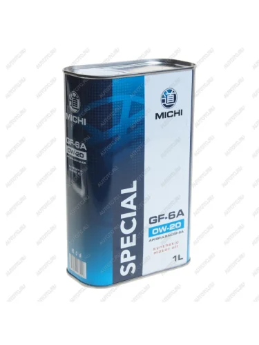 Масло моторное SPECIAL GF-6A 0W20 синт.1л MICHI MICHI 4637134