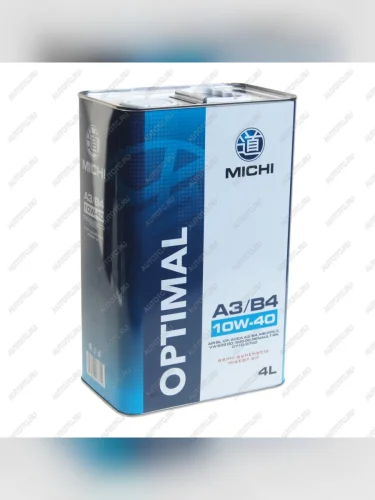 Масло моторное OPTIMAL A3B4 10W40 псинт.4л MICHI MICHI 4637325