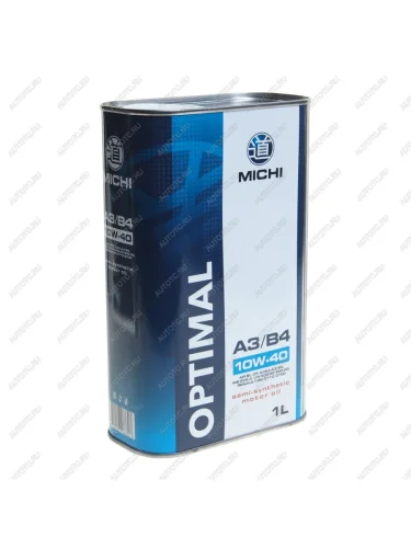 Масло моторное OPTIMAL A3B4 10W40 псинт.1л MICHI MICHI 4637318