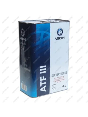 Масло трансмиссионное ATF 3 DEXRON III синт.4л MICHI MICHI 4637509