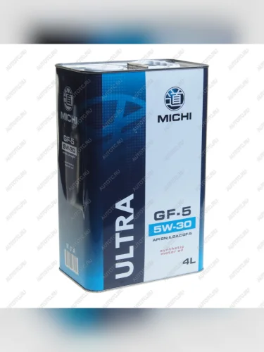 Масло моторное ULTRA GF-5 5W30 синт.4л MICHI MICHI 4637271