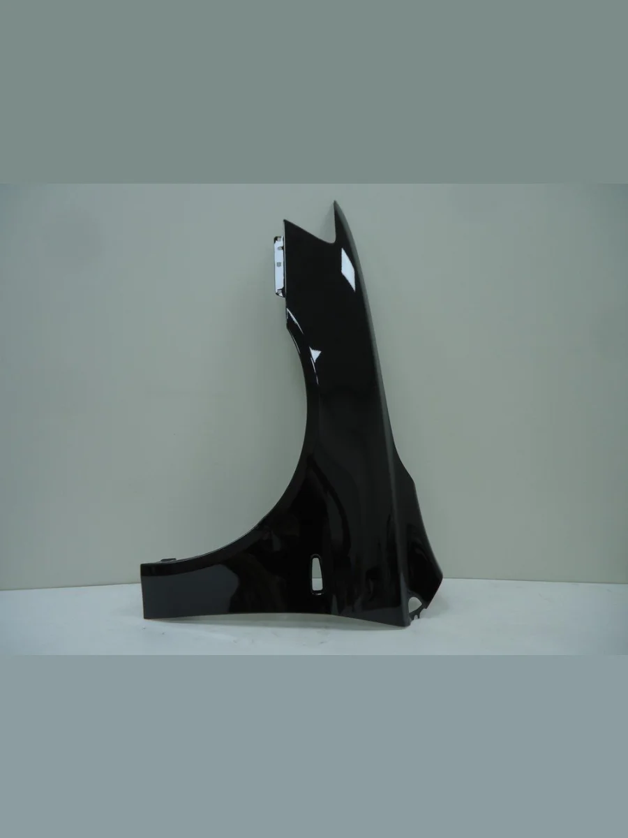 Крыло переднее левое DAR (окрашенное) Mitsubishi Lancer 10 CY седан дорестайлинг (2007-2010) (Черный X42)  с доставкой в г. Керчь