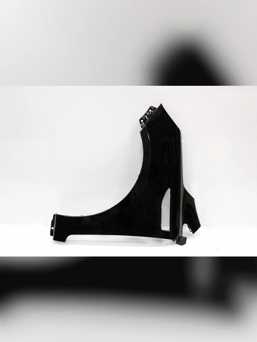 Крыло переднее левое DAR (окрашенное) KIA Rio 3 QB рестайлинг седан (2015-2017) (Черный (Phantom Black MZH))  в Самаре Самарской области