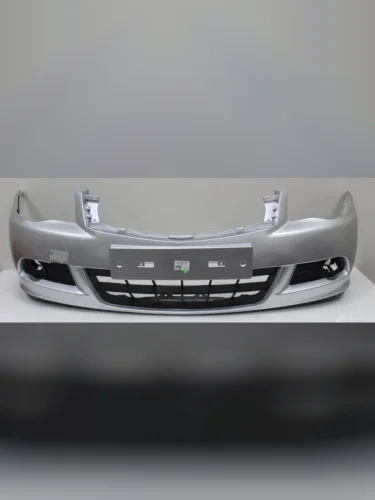 Бампер передний DAR (окрашенный) (Platina ZBD (Серебро)) Nissan Almera  3 G15 (2012-2019) седан