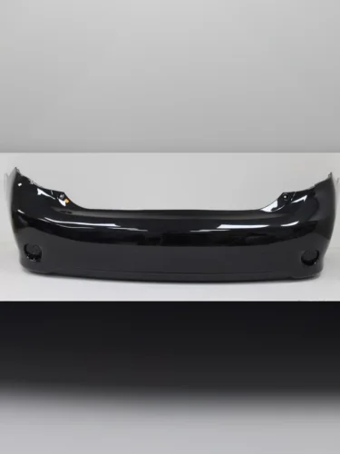 Бампер задний DAR (окрашенный) (Black Pearl 209 (Черная жемчужина)) Toyota Corolla  E150 (2006-2010) седан дорестайлинг
