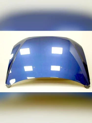 Капот DAR (окрашенный) ( Темно-синий T65) Mitsubishi Lancer  10 CY (2007-2017) седан дорестайлинг, хэтчбэк дорестайлинг, седан рестайлинг, хэтчбек 5 дв рестайлинг