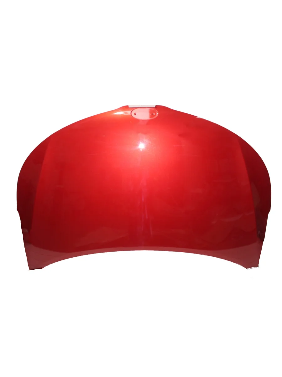 Капот DAR (окрашенный) KIA Rio 3 QB хэтчбек 5 дв. рестайлинг (2015-2017) (Красный гранат перламутр (Granet Red TDY))  в Керчи Республика Крым